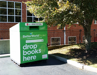 Grandview Heights Public Library | Used book donation box