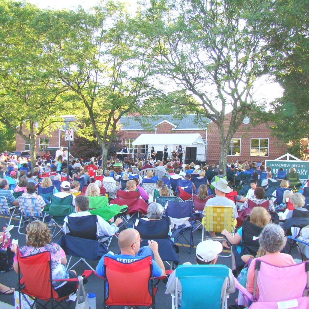 Summer concert sponsorships Grandview Heights Public Library